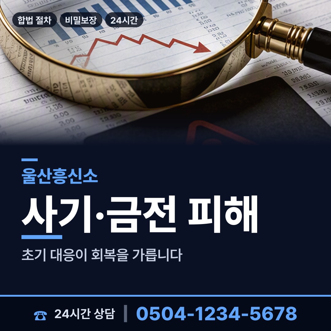 울산 신정4동 기업흥신소 상담 안내